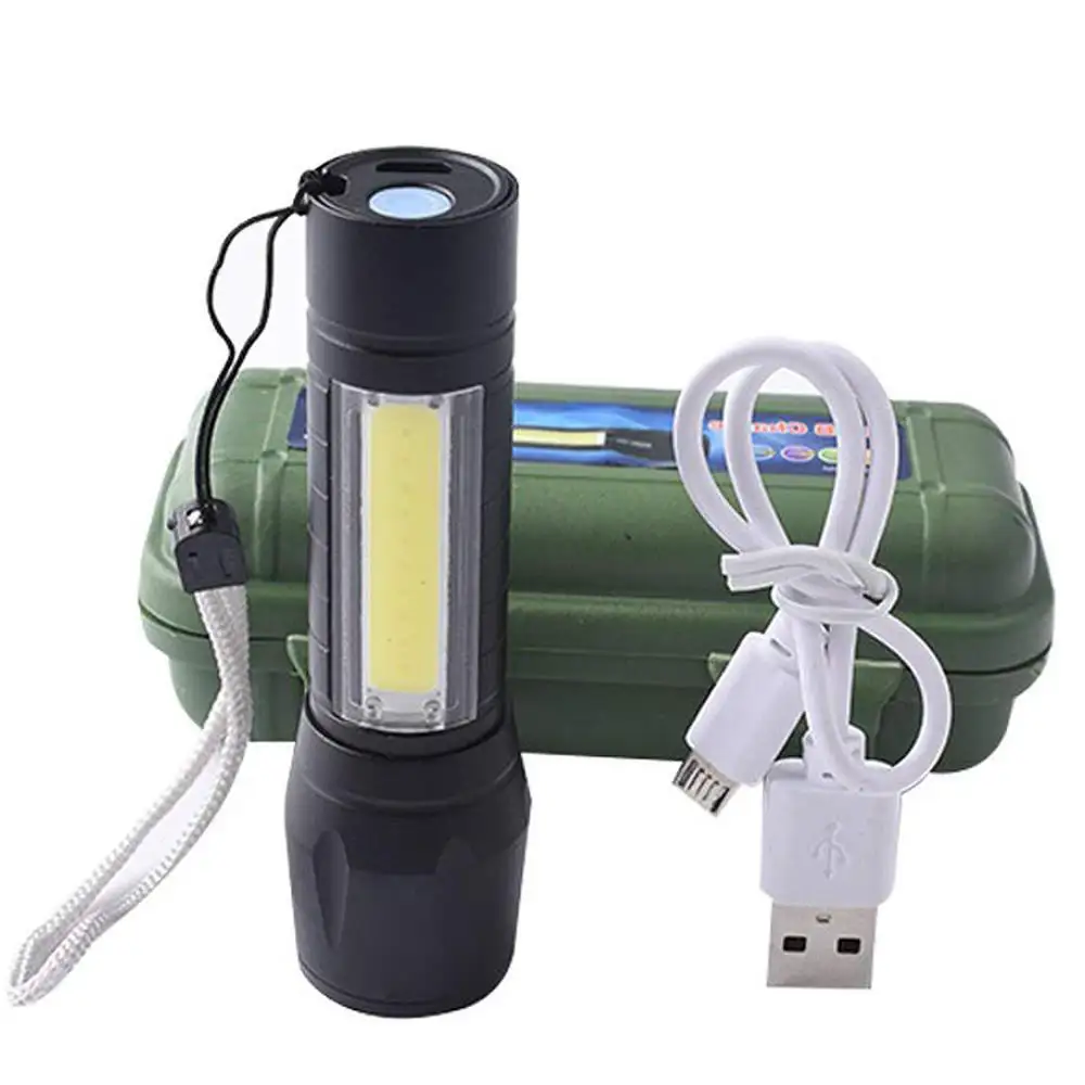 Outdoor Camping taktische Taschenlampe große Reichweite zoombar tragbar multifunktional klein led mini-taschenlampe