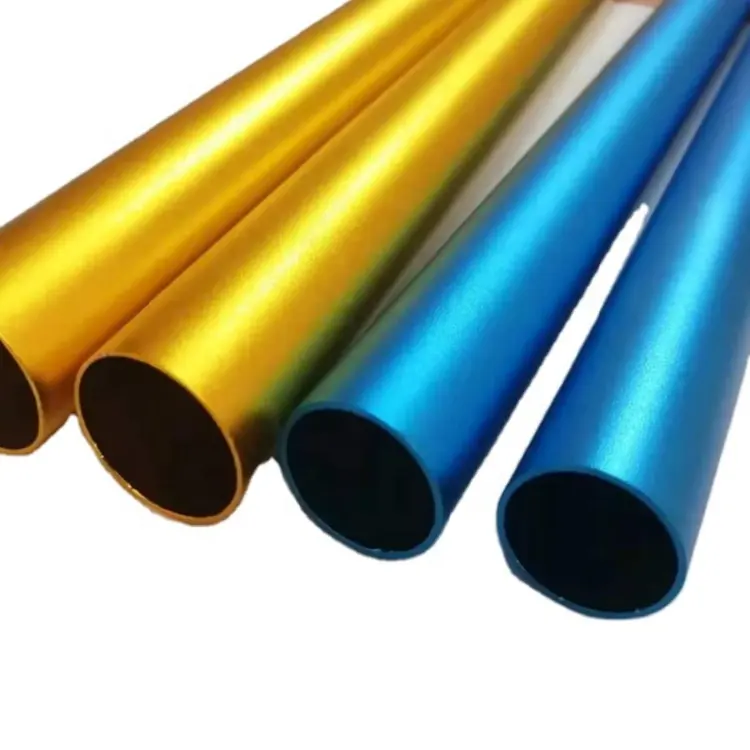 Sản xuất tại Trung Quốc nhôm ống tròn Anodized nhựa phun Ống 6063 T5 có thể được tùy chỉnh