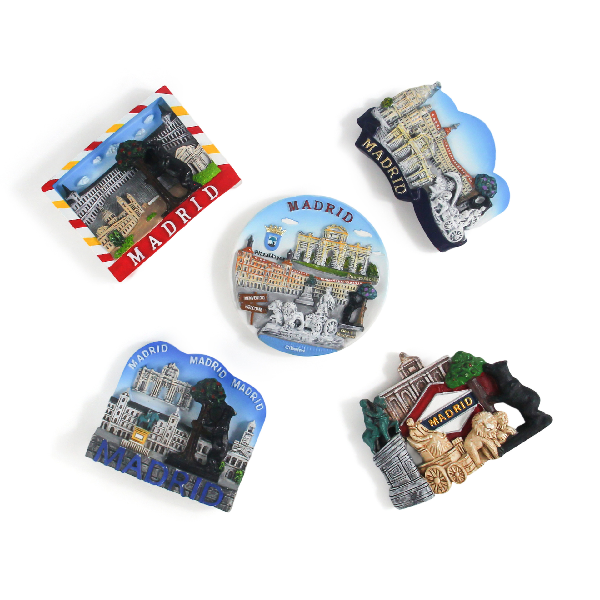 แม่เหล็กติดตู้เย็นเรซินที่กำหนดเองได้