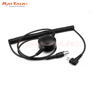 RAN-1000AQ/cf מעל הראש ראש פחמן סיבי מירוץ סיבים עם ptt עבור רדיו דו כיווני