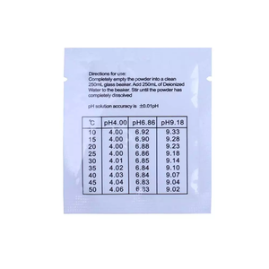Polvo tampón de pH, medidor de pH, solución tampón en polvo para una calibración precisa y fácil de PH, solución en polvo 4,01 pH 6,86 pH y 9,18 pH - Product Image 6