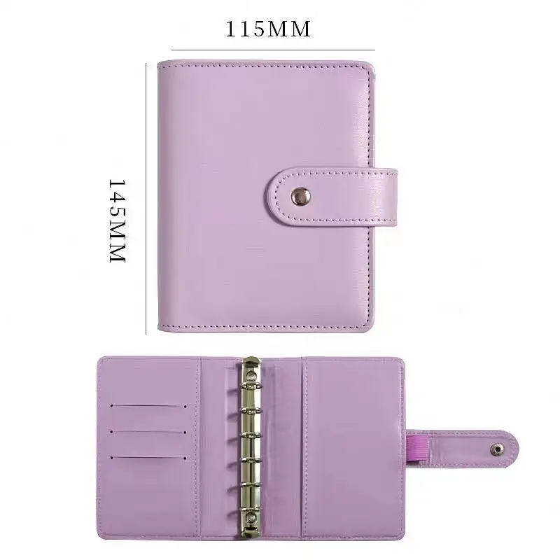 6 Ring A7 Faux Croc Lederen Losse Blad Notebook Pu Budget Binder Met Contant Geld Enveloppen Voor Budgettering Beschikbaar