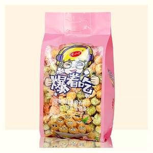 Street Food Favorite <strong>Rainbow</strong> Cream Popcorn Vats of Sweet Savory Mixed Flavors in 200g Pouches Perfect for on the <strong>Go</strong> Snacking - Product Image 1
