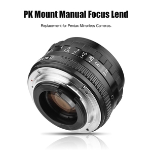 50mmF1.7大型開口カメラレンズ手動フォーカスプライムレンズPKマウント交換用ペンタックスフルフレームカメラ - Product Image 4