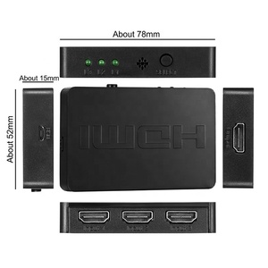 Xput-Interruptor de tres puertos 3x1 HDMI, con Control remoto, 3 puertos HDMI
