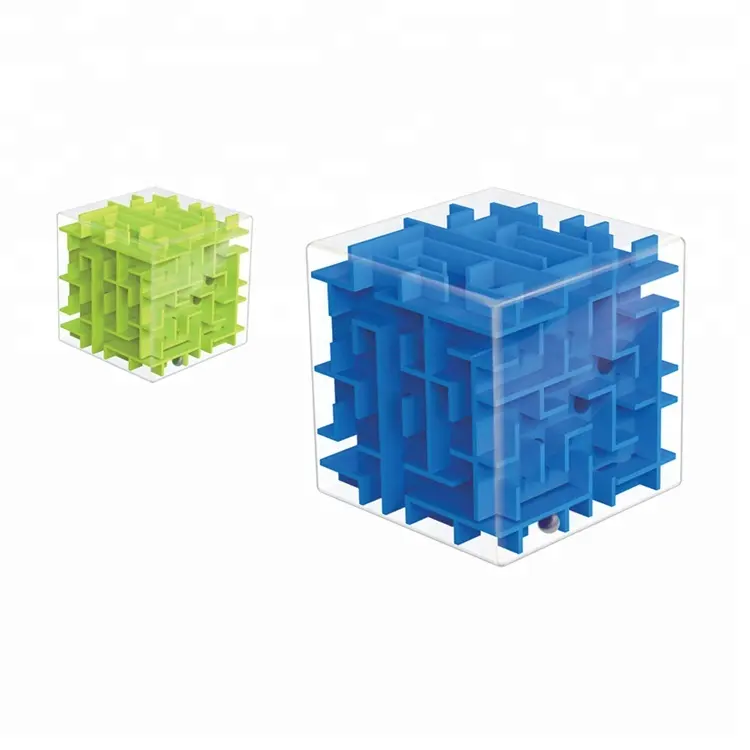 Caja de rompecabezas de laberinto 3D superventas, juego de cubo de Laberinto, rompecabezas de cubo de laberinto 3D