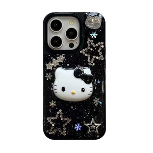 Siyah yıldız merhaba/KT kedi iPhone durumda iPhone 16 için uygundur Pro Max/15/14/13/12/11/detay/ins-damla-yapıştırıcı-siyah-yıldız-kt Html