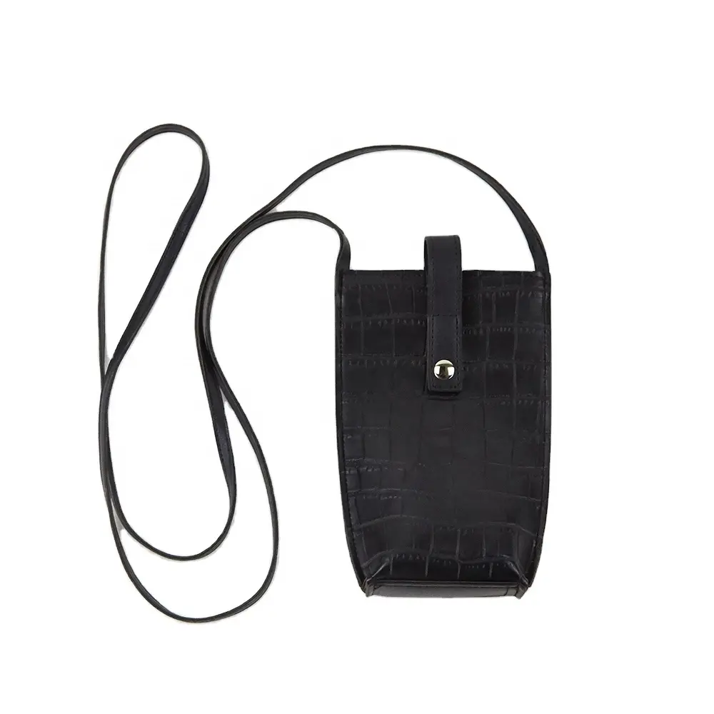 BSCI ISO SedexFAMA卸売防水ショルダー女性クロスボディバッグ財布レザー携帯電話バッグ