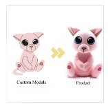 Moyun oem/odm fush fy push fy להפוך יצרן עיצוב משלך יצרן עשה החברה קמע צעצוע קטיפה רך