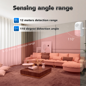 Alarma con Sensor infrarrojo inalámbrico ANGUS, Detector de movimiento PIR inteligente, alarma de 110dB, alerta de voz antirrobo, sistema de seguridad para el hogar - Product Image 5