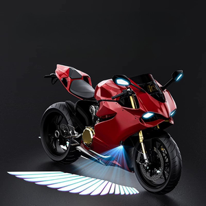Motosiklet modifikasyon Premium aydınlatma sistemi için en popüler su geçirmez melek kanat LED projeksiyon ışığı - Product Image 4