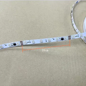 4-wire 24v IC 16703 RGB <strong>Led</strong> Strip <strong>5050</strong> 10M Addressable 60Leds/m <strong>Led</strong> Pixels 1 Ic Control <strong>6</strong> <strong>Leds</strong> DC24V Flexible Multicolor IP20
