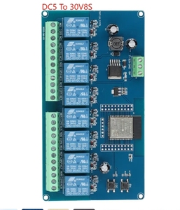 5-30/60V ESP32 Wireless WLAN 1 2 8 Channel Relay Modul ESP32 WLAN Entwicklungsbrett WLAN Bluetooth-kompatibles BLE Relay Modul - Product Image 4