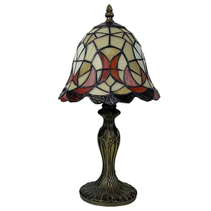 <strong>Small</strong> Tiffany <strong>Lamp</strong> Stained Glass Unique <strong>Style</strong> Table <strong>Lamps</strong> Tall Luxury Accent Desk Lights - Product Image 1