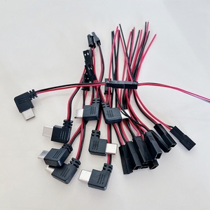 電話ホルダー使用90度USBタイプC2ピンJSTヘッダー充電ワイヤーセット