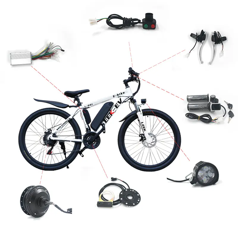 Elektro fahrrad Teile und Zubehör verwendet Fahrrad Kit Lager e Fahrrad Ersatz Handshake Schocker Liegerad Trike Batterie rahmen