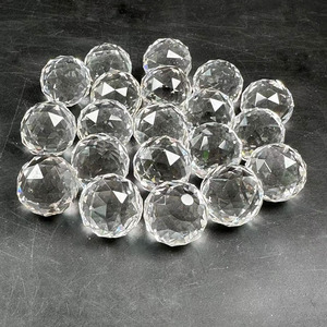 Yüksek kaliteli temizle kuvars faset küre kristal faset topu temizle kuvars mini bilya şifa için _ XCG - Product Image 4