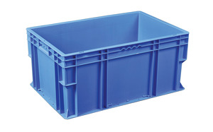 Contenedor apilable de plástico de tamaño estándar de la UE con caja de almacenamiento de inyección rectangular de diseño multifuncional para almacenamiento de transportadores - Product Image 6