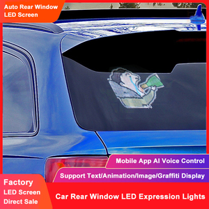 App intelligente per la programmazione del lunotto posteriore per auto con luce a Led per auto Xiaobao parabrezza posteriore Display elettronico interattivo - Product Image 4
