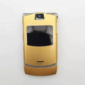 Simple Cheap GSM <strong>Flip</strong> Original Unlocked Classic Mobile Cell Phone V3 for MT - Product Image 3