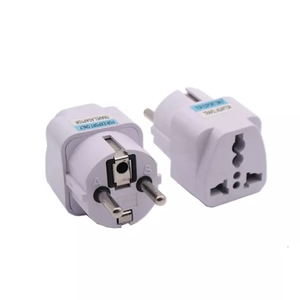 Onlyoa Universal 2 Pin AC Power Electrical <strong>Plug</strong> Adaptor Converter Travel Power Charger UK/<strong>US</strong>/<strong>AU</strong> to EU <strong>Plug</strong> Adapter Socket - Product Image 1