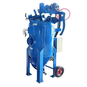 Tank kuru islak kumlama tozsuz parlatma ile yüksek basınçlı kumlanmış şişe manuel kumlama makinesi - Product Image 5