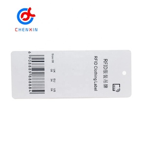 Good Quality Printable Clothing RFID hang <strong>Tag</strong> Sticker for Display Price Information - Product Image 5