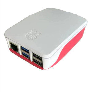 Custodia ufficiale Raspberry Pi 5 guscio rosso bianco ABS con supporto a temperatura controllata per RPI 5 Pi5 - Product Image 1