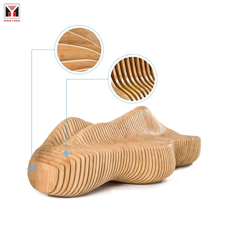 Fabbrica all'ingrosso patio lungo plastica legno composito doghe moderne sedute panca mobili da esterno pubblico patio park garden bench