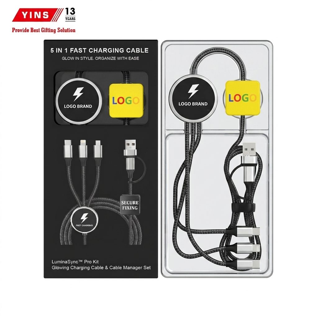 Black Cable+ Yellow Cable organizer