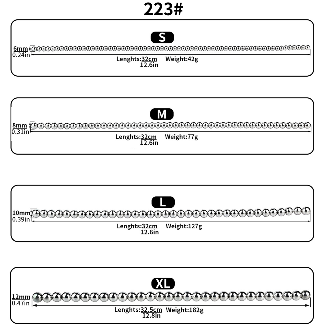 FRRK-223M couleur argent