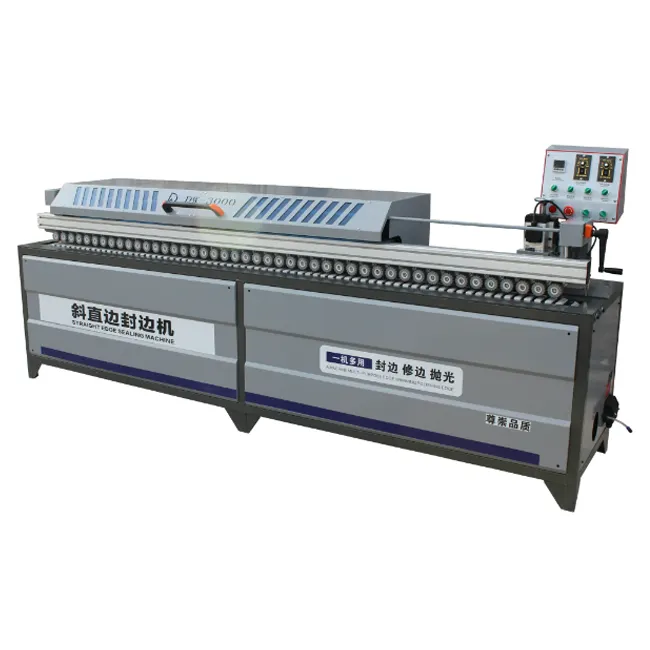 Hot Sale Distribuidor Preço Straight Bevel PVC Edge Banding machine 45 Graus Wood Working Edge Banding Machine Preço