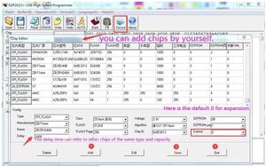 Programador USB SPI EZP2023 BIOS de alta velocidad compatible con Chip serie 24/25/93/95 con 12 adaptadores - Product Image 6