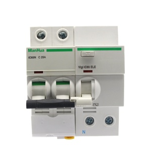 Manhua IC65N 2P ขั้วคู่ C16A 30MA ชนิด AC230 V 50Hz วงจรตัดวงจรป้องกันกระแสเกิน RCBO - Product Image 1