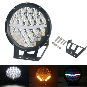 ไฟหน้า Led 220W 8.6นิ้ว,ไฟ Led RGB แบบไหล DRL โคมไฟรถยนต์ไฟ Led แบบกำหนดเองไฟขับรถสำหรับ Jeep Wrangler - Product Image 2