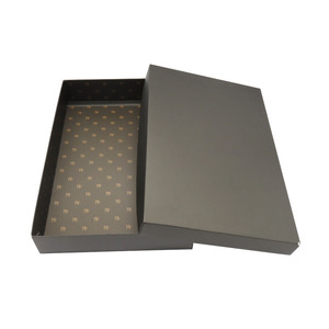 Confezione regalo di presentazione rettangolare con coperchio antiscivolo in carta personalizzata confezione di cartone pieghevole in cartone stampato