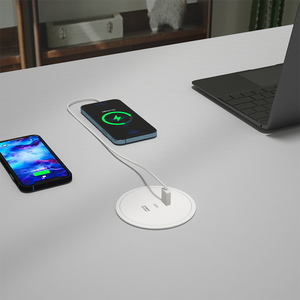 Puertos universales pop up, torre de extensión de toma de corriente con usb A + C, puertos de carga, enchufes de mesa - Product Image 4
