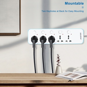 Universal Standard 5 Outlets Multi Plug Individual Switch <strong>Extension</strong> Board <strong>Socket</strong> - Product Image 3