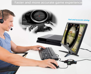 Game <strong>Controller</strong> Adapter for USB 2.0 Mouse KX Keyboard Mouse Converter Adapter for N-Switch/Xbox One/PS4/PS3 - Product Image 4
