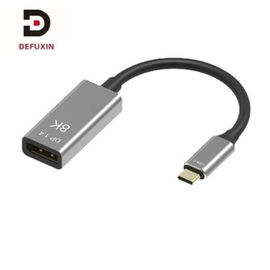 USBC-DisplayPortアダプター-8K/4K USB Type C-DP1.4 Altモードビデオコンバーター-HBR3/DSC/HDR-8K60Hz