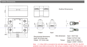 QSR-Series Single Phase Solid State <strong>Relay</strong> SSR DC/AC <strong>Input</strong> <strong>Output</strong> 15-125A 24-660VAC LED Zero Crossing or Random On-off Switch