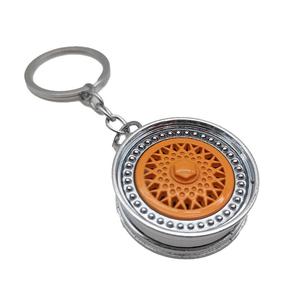 Turbine <strong>Turbo</strong> Keyring Auto Parts Model Wheel Rim Keychain <strong>Key</strong> Chain Ring B BSCar Wheel Hub Shape Keyring