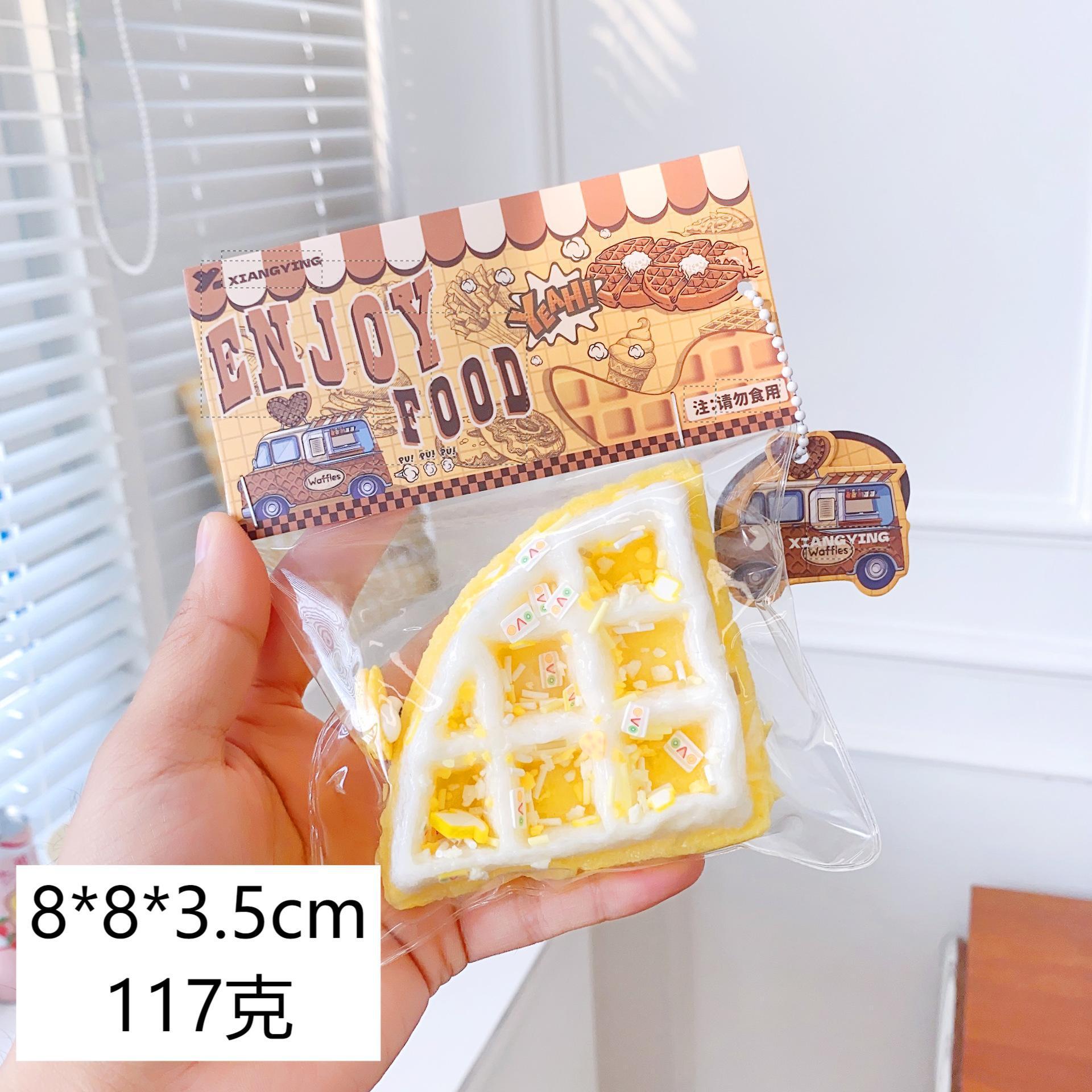 Cheese triangle waffles