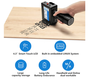 12.7MM <strong>Variable</strong> Data Expiry Date logo QRcode Barcode Printing Machine Batch <strong>Coding</strong> Online Thermal Inkjet TIJ Printer - Product Image 3