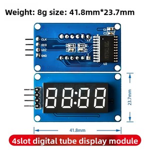 Elektronik modüller ve kitleri için Arduino BIT dijital tüp ekran modülü için gelişmiş parlaklık göstergesi
