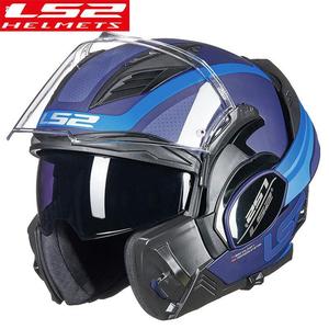 LS2 FF900 valiant II kPa หมวกกันน็อคมอเตอร์ไซค์แบบพับได้180องศาพร้อมกระบังหน้าคู่วัสดุ ABS casco Moto ใหม่พร้อมกล่องบรรจุ - Product Image 6