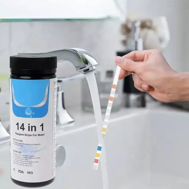 Makkelijk Lezen Drinkwater Hardheid Test Kit 14 In 1 Thuisgebruik Goed Water Teststrips