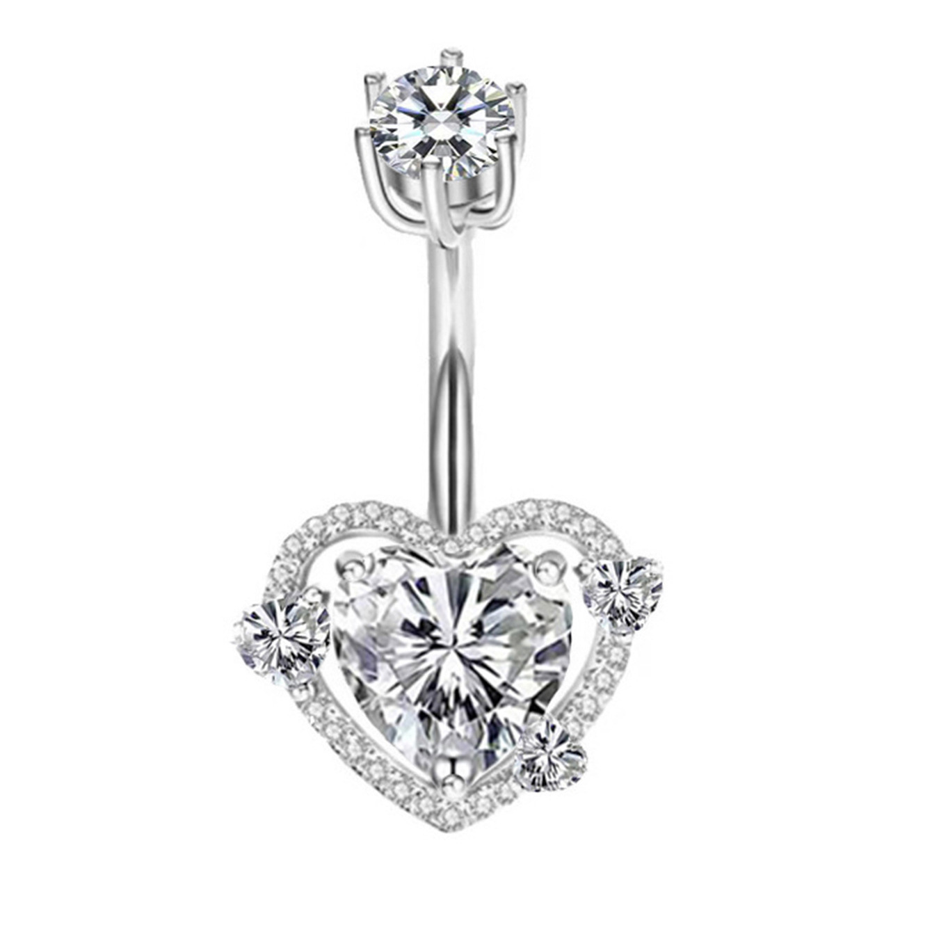 Corazón de plata con seis garras