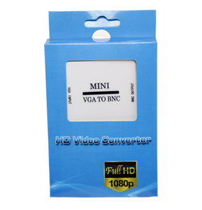 Mini convertidor de video VGA a BNC Entrada VGA a salida BNC Divisor y convertidor de video