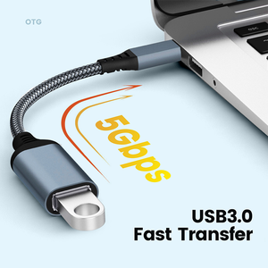Gute Qualität Typ-C-OTG-Kabel Typ-C-zu-USB3.0-Kabel für Laptop-Datenübertragungs-OTG-Adapter - Product Image 3